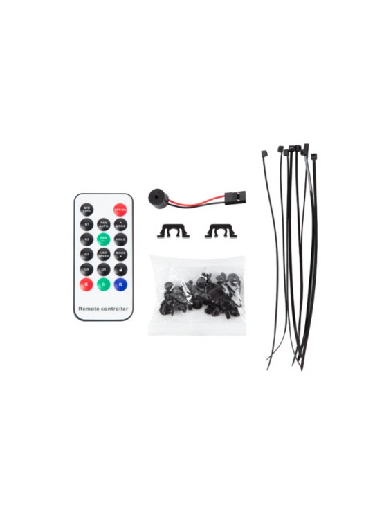 ქეისი: 2E Dominator Pro G2302W 4x120mm ARGB Fans Mid Tower Black - 2E-G2302B