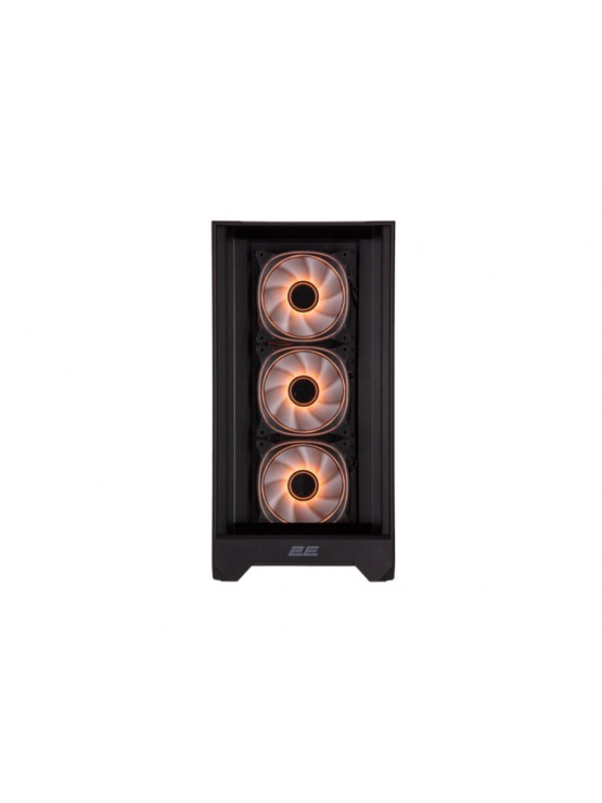 ქეისი: 2E Dominator Pro G2302W 4x120mm ARGB Fans Mid Tower Black - 2E-G2302B
