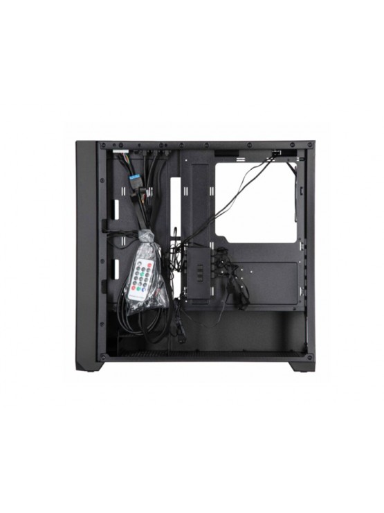 ქეისი: 2E Dominator Pro G2302W 4x120mm ARGB Fans Mid Tower Black - 2E-G2302B