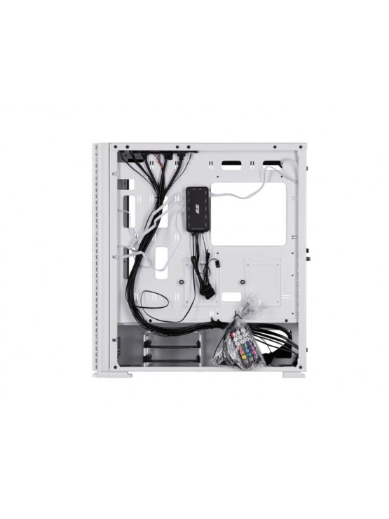 ქეისი: 2E Vertex GI01W 1x120mm ARGB/3x140mm ARGB Fans Large Mid Tower White - 2E-GI01W