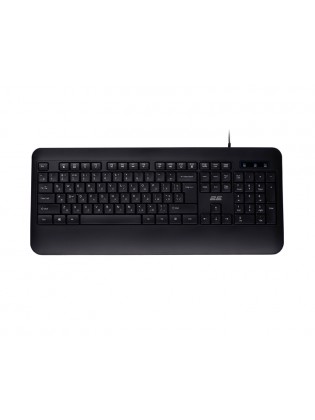 კლავიატურა: 2E KS109 Wired Membrane Keyboard Black - 2E-KS109UB