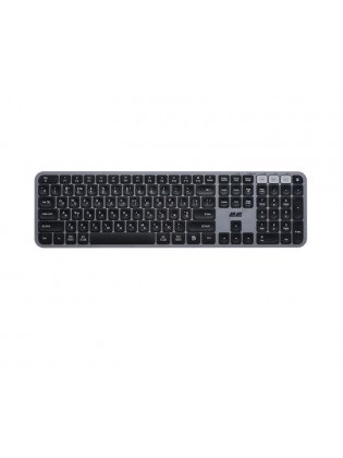 კლავიატურა: 2E KS240WG Wireless USB BT Keyboard Black/Gray - 2E-KS240WG