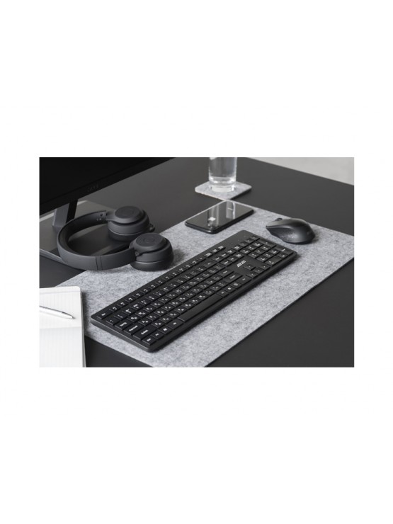 კლავიატურა: 2E KS260 WL keyboard Black - 2E-KS260WB