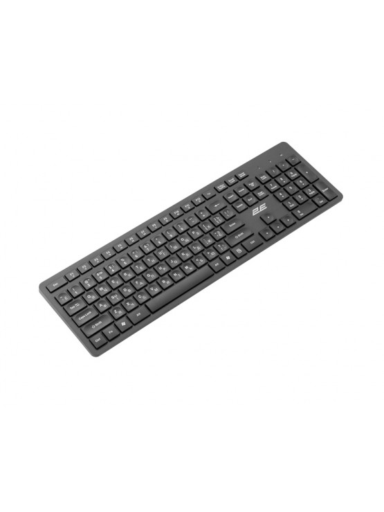 კლავიატურა-მაუსი: 2Е Combo MK420 Wireless Keyboard and Mouse Black - 2E-MK420WB