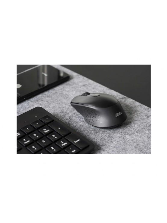 კლავიატურა-მაუსი: 2Е Combo MK420 Wireless Keyboard and Mouse Black - 2E-MK420WB