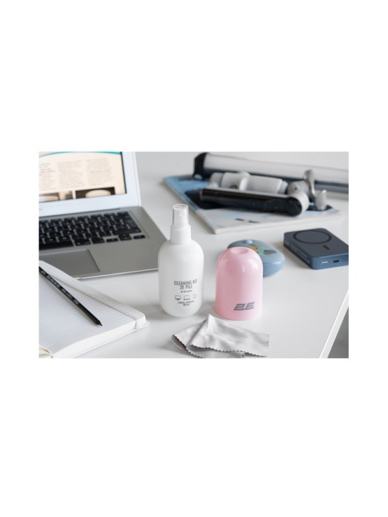 საწმენდი: 2E PILL cleaning kit 140ml White/Pink - 2E-SK140PN