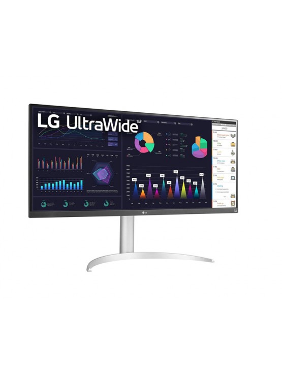 მონიტორი: LG UltraWide 34WQ650-W 34" FHD IPS 100Hz 5ms HDMI DP USB-C Built-in Speaker