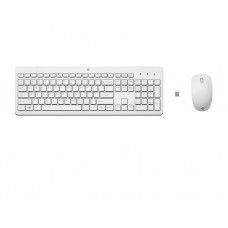 კლავიატურა-თაგვი: HP 230 Wireless Mouse and Keyboard Combo Ru White - 3L1F0AA