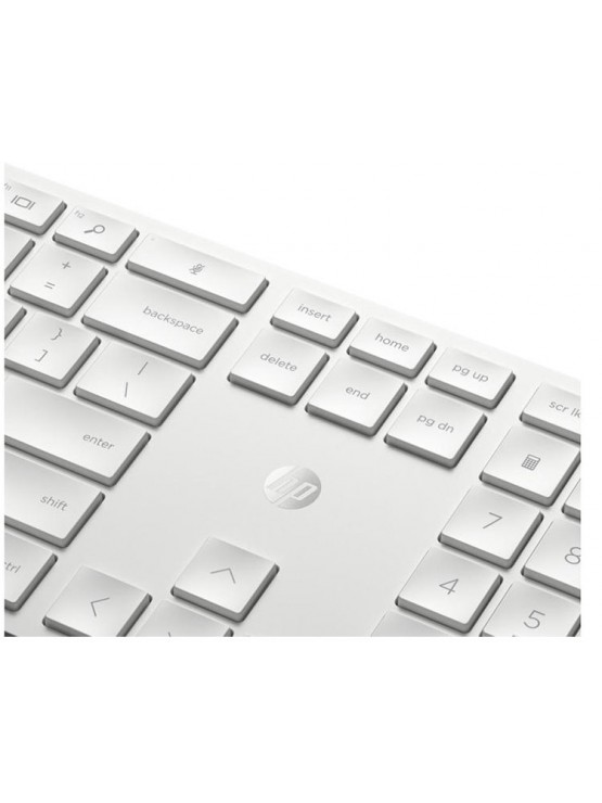 კლავიატურა-მაუსი: HP 650 Wireless Keyboard and Mouse Combo White - 4R016AA