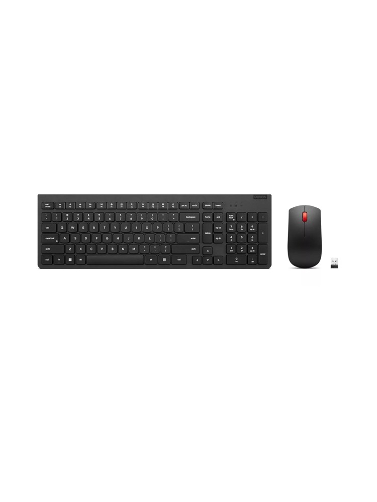 კლავიატურა-მაუსი: Lenovo Essential Wireless Combo Keyboard & Mouse Black - 4X31N50736