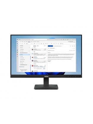 მონიტორი: Lenovo ThinkVision S24-4e 23.8" FHD IPS 100Hz 4ms VGA HDMI Black - 64B5KAT1EU