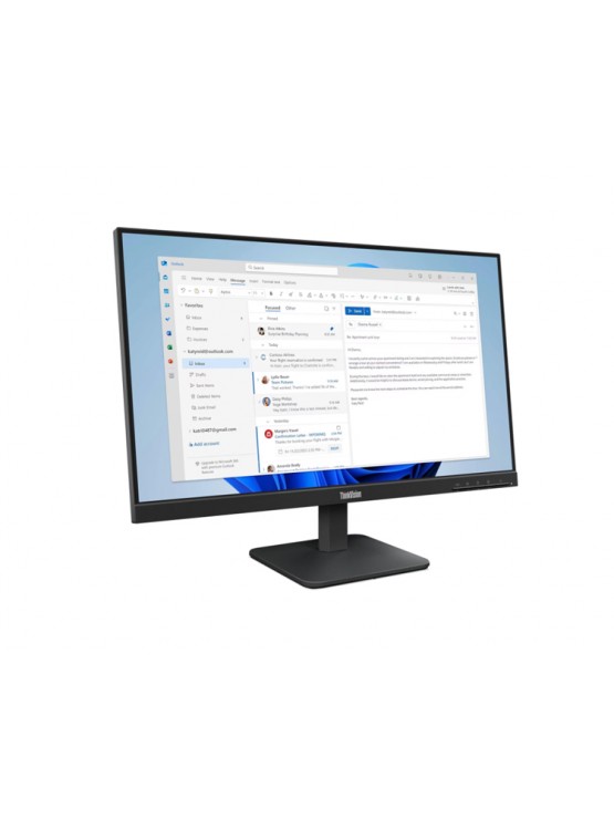 მონიტორი: Lenovo ThinkVision S24-4e 23.8" FHD IPS 100Hz 4ms VGA HDMI Black - 64B5KAT1EU