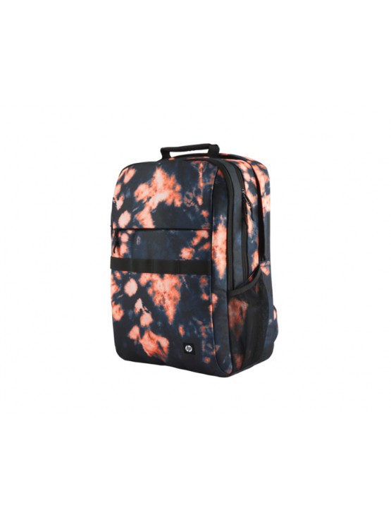 ზურგჩანთა: HP Campus XL Tie Dye 16.1" Backpack Black/Orange - 7K0E3AA