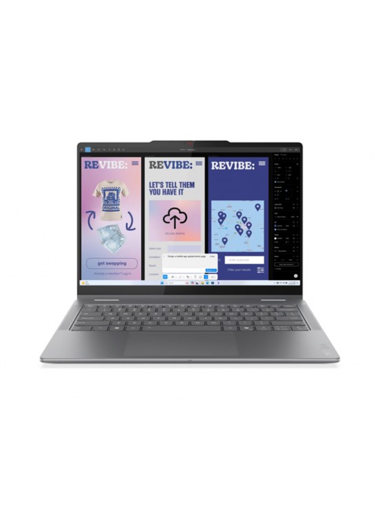 ნოუთბუქი: Lenovo Yoga 7 14ILL10 14" WUXGA Touch OLED Intel Ultra 5 226V 16GB 512GB SSD Alumin - 83JQ003GRK