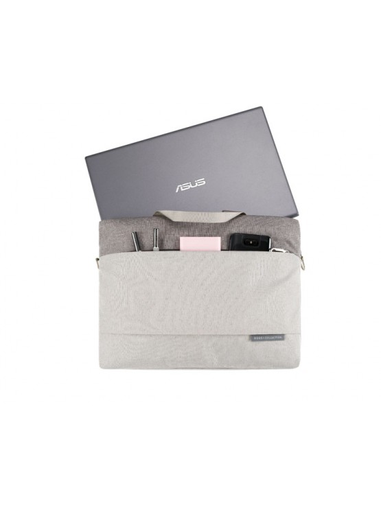 ნოუთბუქის ჩანთა: Asus EOS 2 Carry Bag 15.6" Grey - 90XB01DN-BBA010