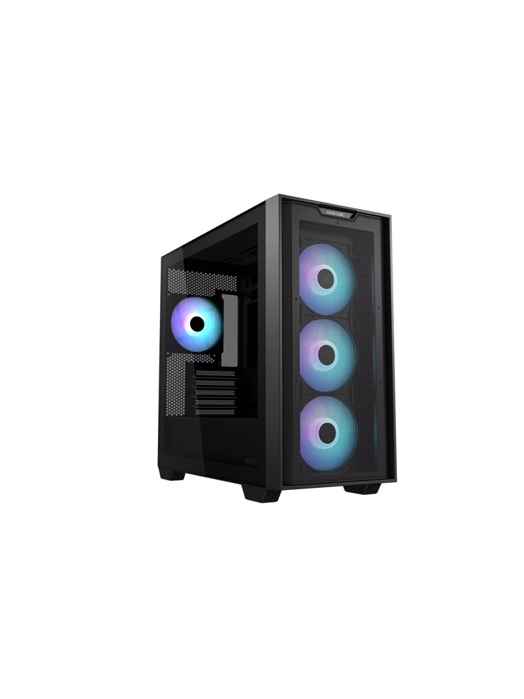 ქეისი: Asus A21 Plus 4x120mm ARGB Fans Mini Tower Black - 90DC00H0-B19010