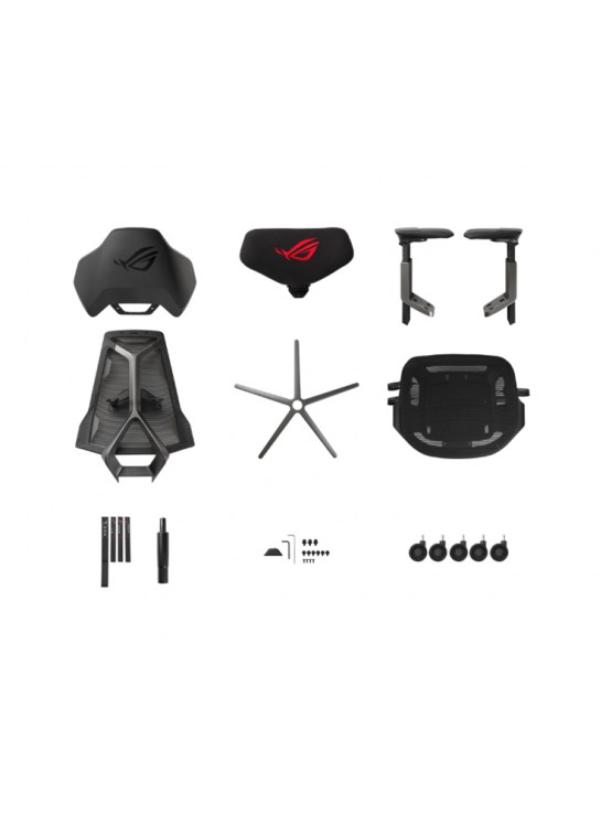 გეიმერული სავარძელი: Asus SL400 ROG ERGO Gaming Chair Black - 90GC0120-MSG040