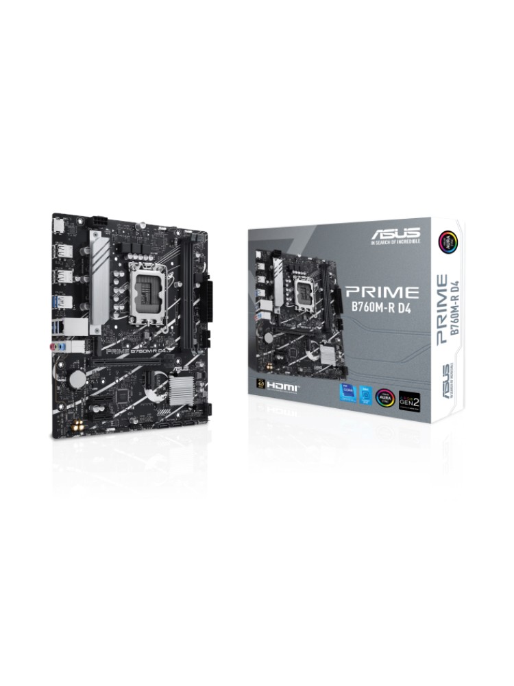 დედა დაფა: Asus PRIME B760M-R D4 2DDR4 LGA1700 - 90MB1HA0-M0EAY0