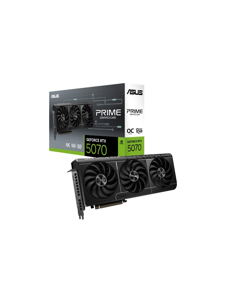 ვიდეო დაფა: Asus PRIME GeForce RTX5070 OC Edition 12GB 192-Bit GDDR7 - 90YV0M10-M0NA00