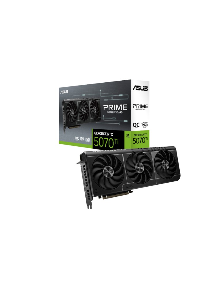 ვიდეო დაფა: Asus GeForce RTX5070 Ti Prime OC 16GB 256-Bit GDDR7 - 90YV0MF0-M0NA00