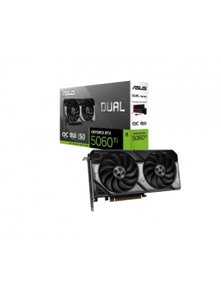 ვიდეო დაფა: Asus Dual GeForce RTX5060 Ti 8GB OC Edition 128-Bit GDDR7 - 90YV0MP2-M0NA00