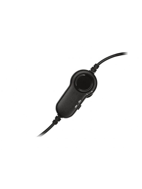 ყურსასმენი: Logitech H151 Corded Stereo Headset With Mic Black - 981-000589