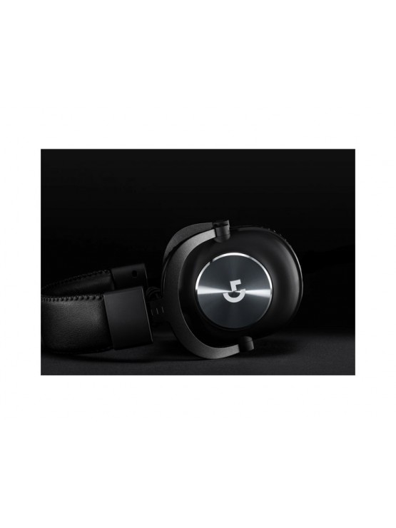 ყურსასმენი: Logitech PRO X Gaming Headset with Mic USB Black - 981-000818