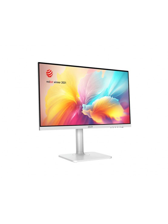 მონიტორი: MSI Modern MD2412PW 23.8" FHD IPS 100Hz 1ms HDMI USB-C Built-In Speakers White - 9S6-3PA59H-096