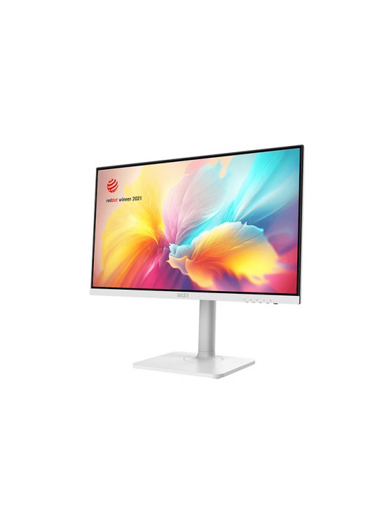 მონიტორი: MSI Modern MD2412PW 23.8" FHD IPS 100Hz 1ms HDMI USB-C Built-In Speakers White - 9S6-3PA59H-096