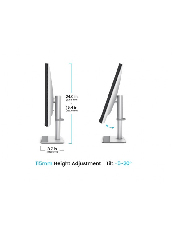 მონიტორი: BenQ MA320U for MacBook 31.5" 4K UHD 5ms 2xHDMI USB/USB-C Built-in Speaker - 9H.LMXLB.QBE