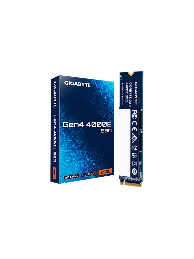 მყარი დისკი: Gigabyte Gen4 4000E 250GB SSD M.2 PCIe 4.0x4 NVMe 2280 - G440E250G