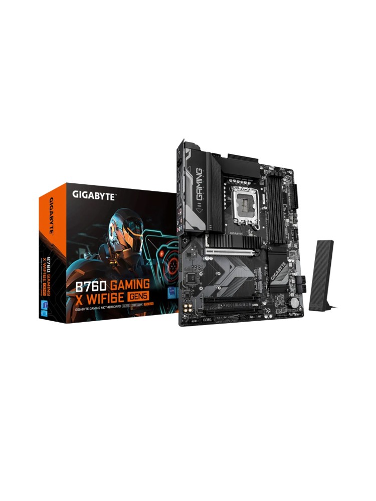 დედა დაფა: Gigabyte B760 GAMING X WIFI6E GEN5 1.0 4DDR5 LGA1700 - 9MB76GX65-00-G10