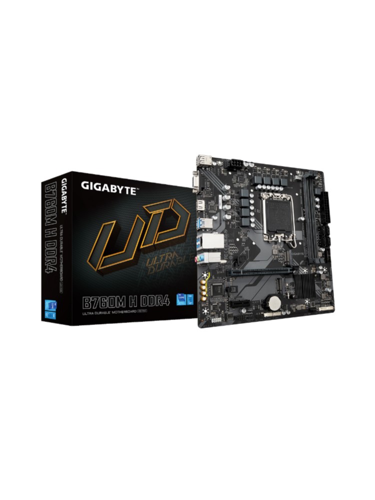 დედა დაფა: Gigabyte B760M H DDR4 1.0 2DDR4 LGA1700 - 9MB76MH4-00-G10