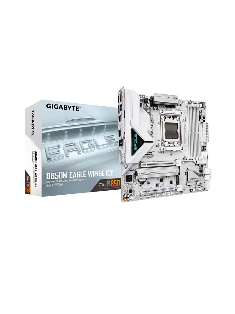 დედა დაფა: Gigabyte B850M EAGLE WIFI6E ICE 1.0 4DDR5 AM5 - 9MB85ML6E-00-G10