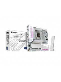 დედა დაფა: Gigabyte B860M AORUS ELITE WIFI6E ICE 1.0 4DDR5 LGA1851 - 9MB86MLI6-00-G10