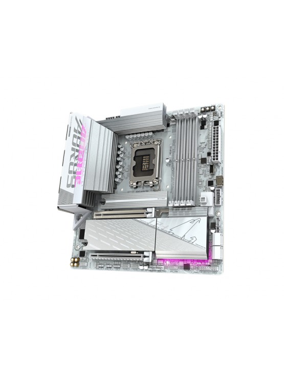 დედა დაფა: Gigabyte B860M AORUS ELITE WIFI6E ICE 1.0 4DDR5 LGA1851 - 9MB86MLI6-00-G10
