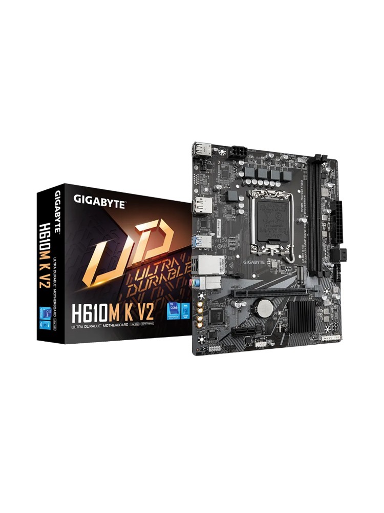 დედა დაფა: Gigabyte H610M K V2 1.0 2DDR5 LGA1700 - 9MH61MK52-00-G10