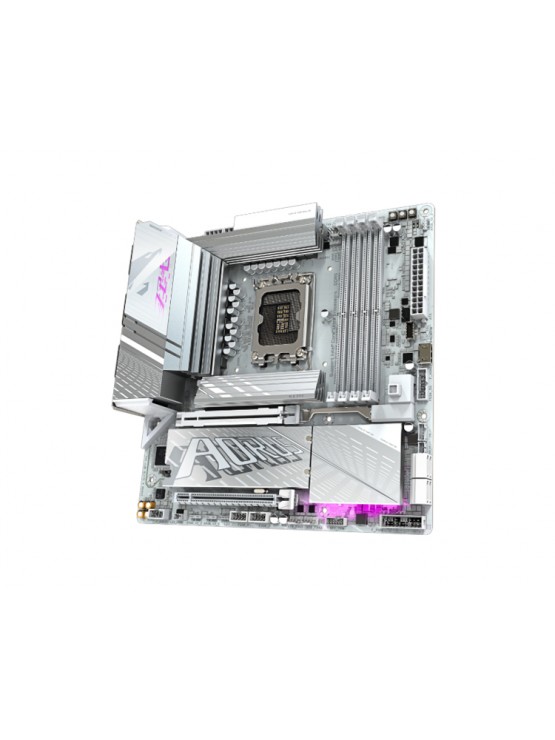 დედა დაფა: Gigabyte Z890M AORUS ELITE WIFI7 ICE 1.0 4DDR5 LGA1851 - 9MZ89ML7E-00-G10