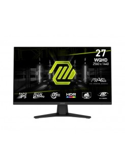 მონიტორი: MSI MAG 274QF X24 27" WQHD IPS 240Hz 0.5ms 2xHDMI DP Black - 9S6-3CE41H-052