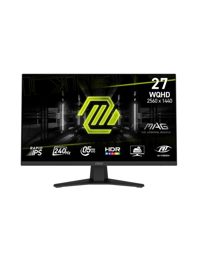 მონიტორი: MSI MAG 274QF X24 27" WQHD IPS 240Hz 0.5ms 2xHDMI DP Black - 9S6-3CE41H-052