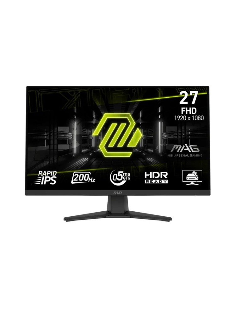 მონიტორი: MSI MAG 272F 27" FHD IPS 200Hz 0.5ms HDMI DP Black - 9S6-3CE51T-007