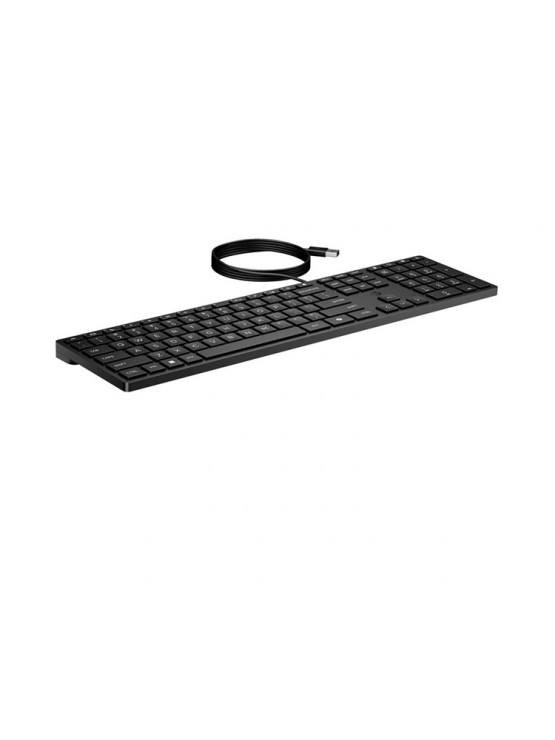 კლავიატურა: HP 320K Wired Desktop Keyboard Black - 9SR37A6