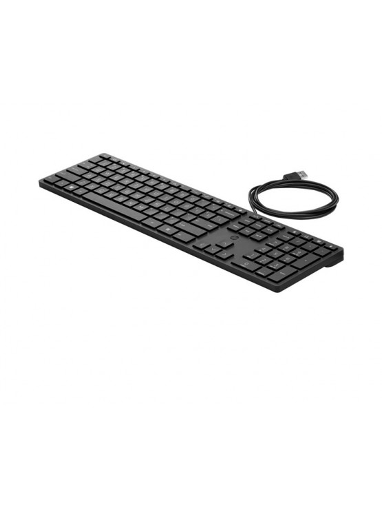 კლავიატურა: HP 320K Wired Desktop Keyboard Black - 9SR37A6