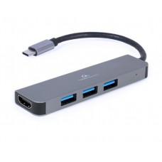 ადაპტერი: Gembird A-CM-COMBO2-01 USB Type-C 2-in-1 multi-port adapter (Hub + HDMI)