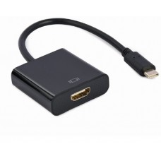 ადაპტერი: Gembird A-CM-HDMIF-04 USB Type-C to HDMI adapter 4K/60Hz 15cm Black