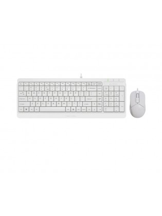 კლავიატურა-მაუსი: A4Tech Fstyler F1512 2-Section Desktop Set White