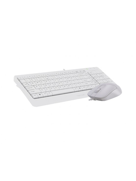 კლავიატურა-მაუსი: A4Tech Fstyler F1512 2-Section Desktop Set White