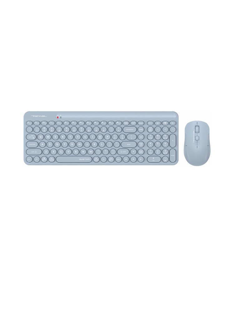 კლავიატურა-მაუსი: A4Tech Fstyler FG3300 Air2 QuietKey 2-Zone Combo Desktop Blue