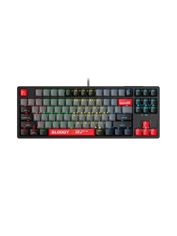 კლავიატურა: A4Tech Bloody S87 RGB Mechanical Red Plus Switch Keyboard Energy Red