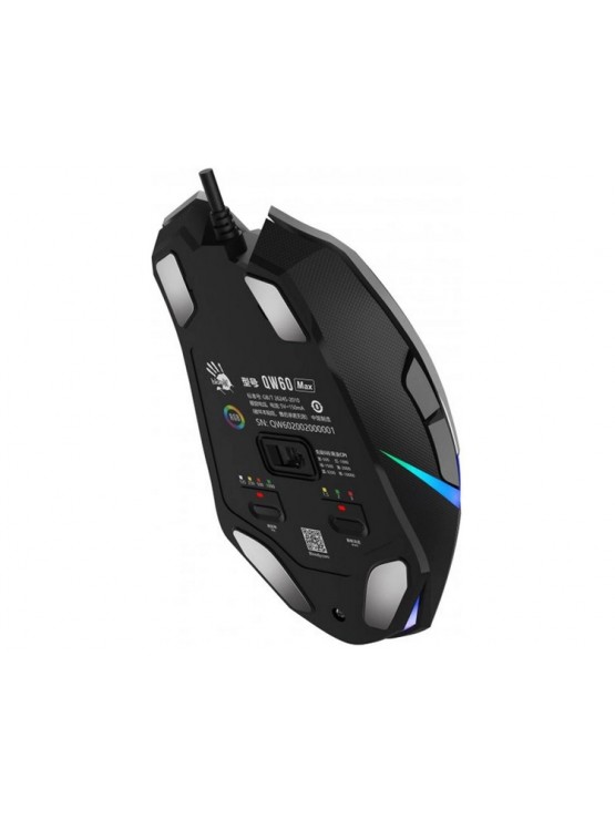 მაუსი: A4tech Bloody W60 Max RGB Gaming Mouse Gun Grey